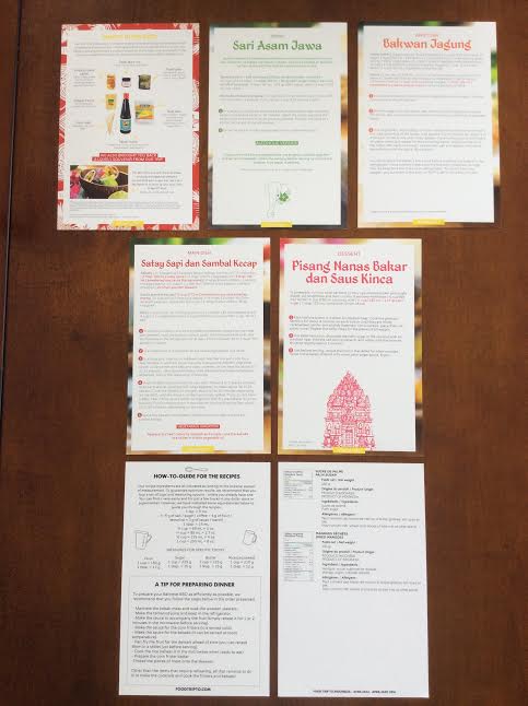 Food Trip to Indonesia subscription box dried mangos sweet hot padi oat tamarind paste palm sugar satay bango sweet soysauce coconut shell bowl food eat recipes 4