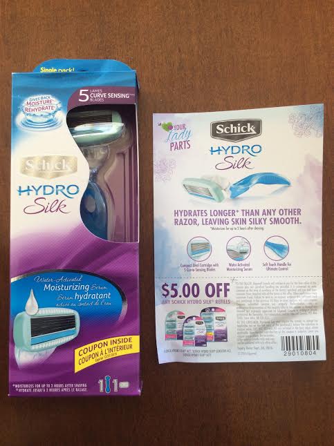 TopBox subscription box april 2016 schick razor bonus coupon