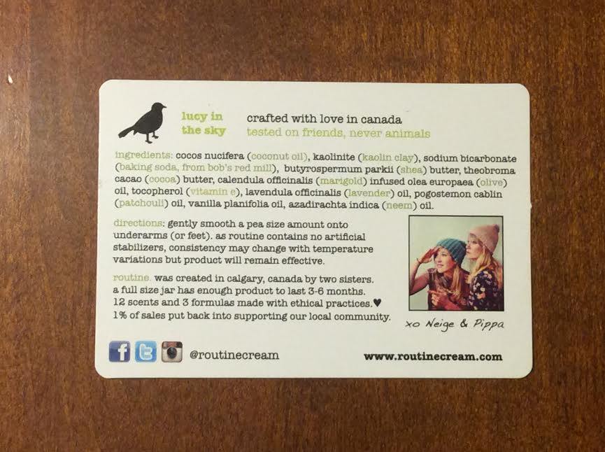 VeganCuts beauty subscription box routine natural deodorant calgary canada