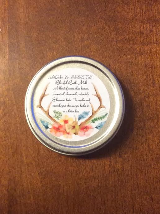 VeganCuts beauty subscription box sage arrow bath lotion bar