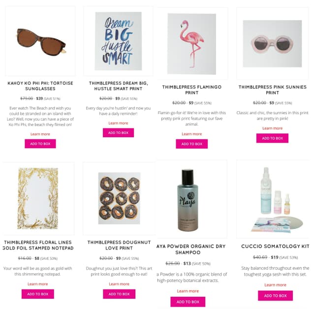 Fabfitfun subscription box summer 2016 add-ons 4