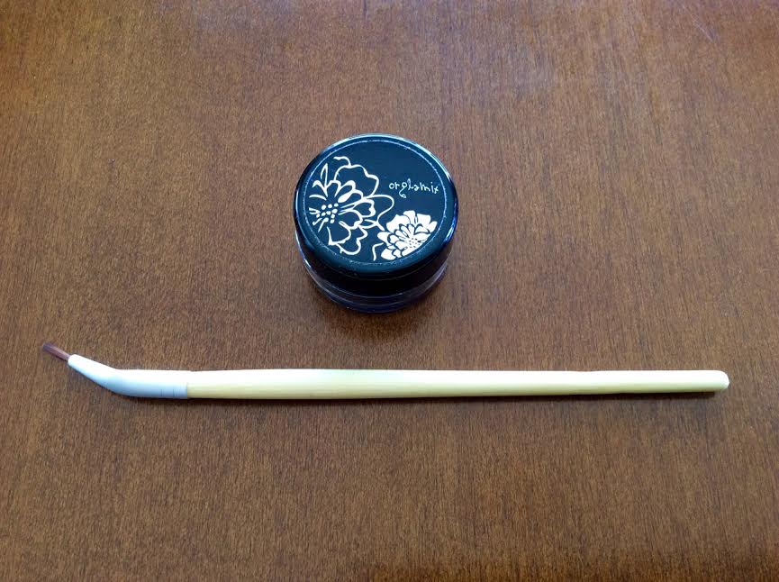 Terra Bella box beauty subscription box May 2016 review homemade nautral artisan orglamix blacquer shadow liner eco chic bent eyeliner makeup brush