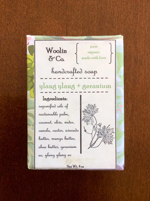 Terra Bella box beauty subscription box May 2016 review homemade nautral artisan woolin & co handcrafted soap ylang ylang geranium