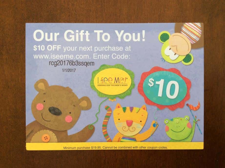 LitJoy Crate book subscription box May 2016 review i see me personalized children's books coupon