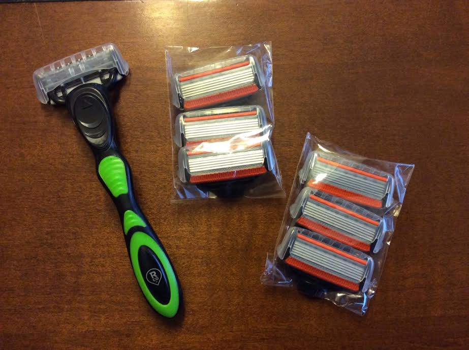Razorcompany.com subscription box July 2016 Review the five-O men women razor