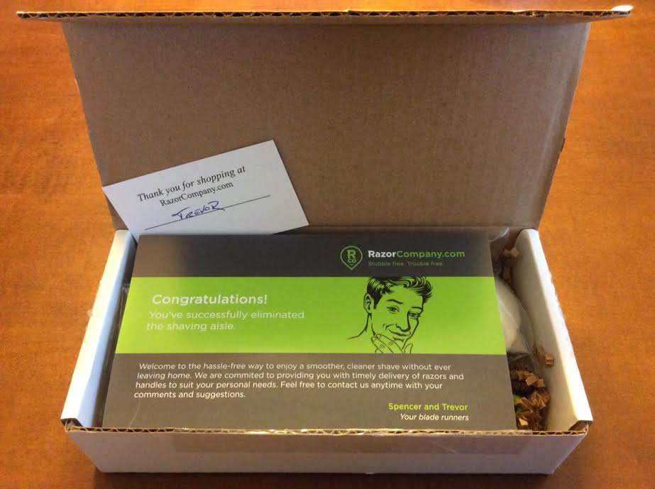 Razorcompany.com subscription box July 2016 Review