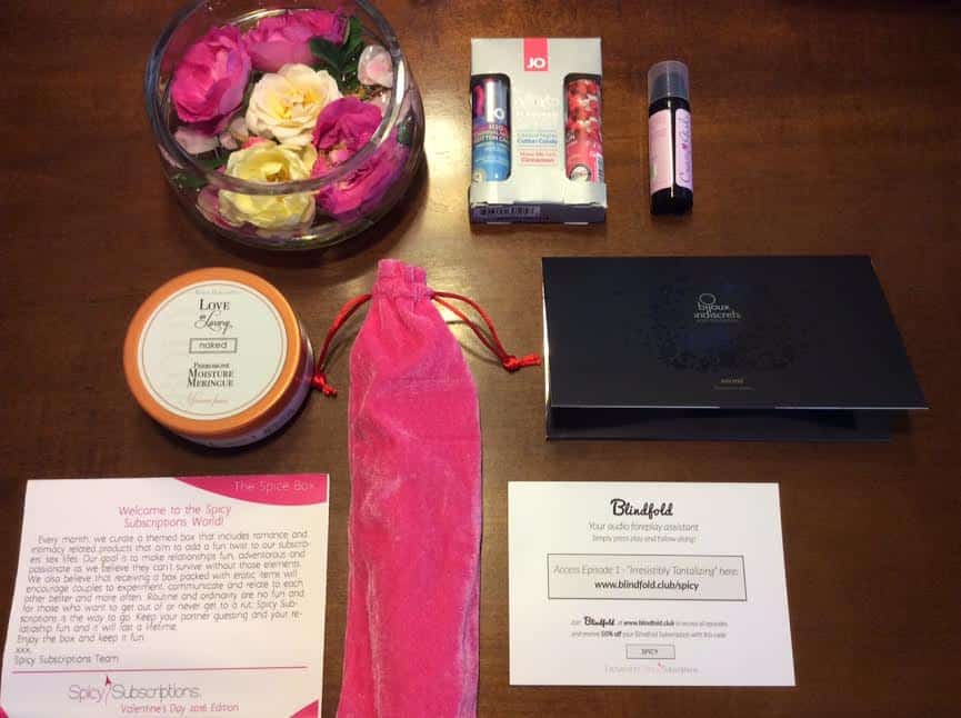 Spicy Subscription Box Adult Toy Valentine's Day Box Review 2016 4