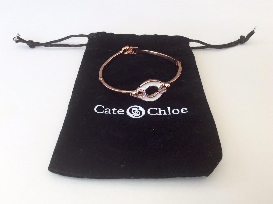 Cate & Chloe VIP Jewelry Subscription Box September 2016 Review rachel beautiful rose gold bracelet