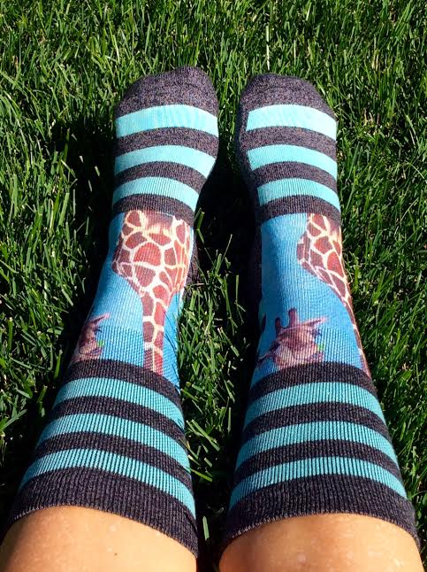 Good Luck Sock Canada August 2016 Review giraffe active fit socks men women 3