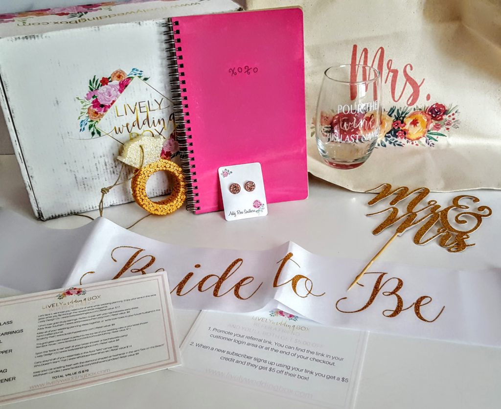 what's in the lively wedding box