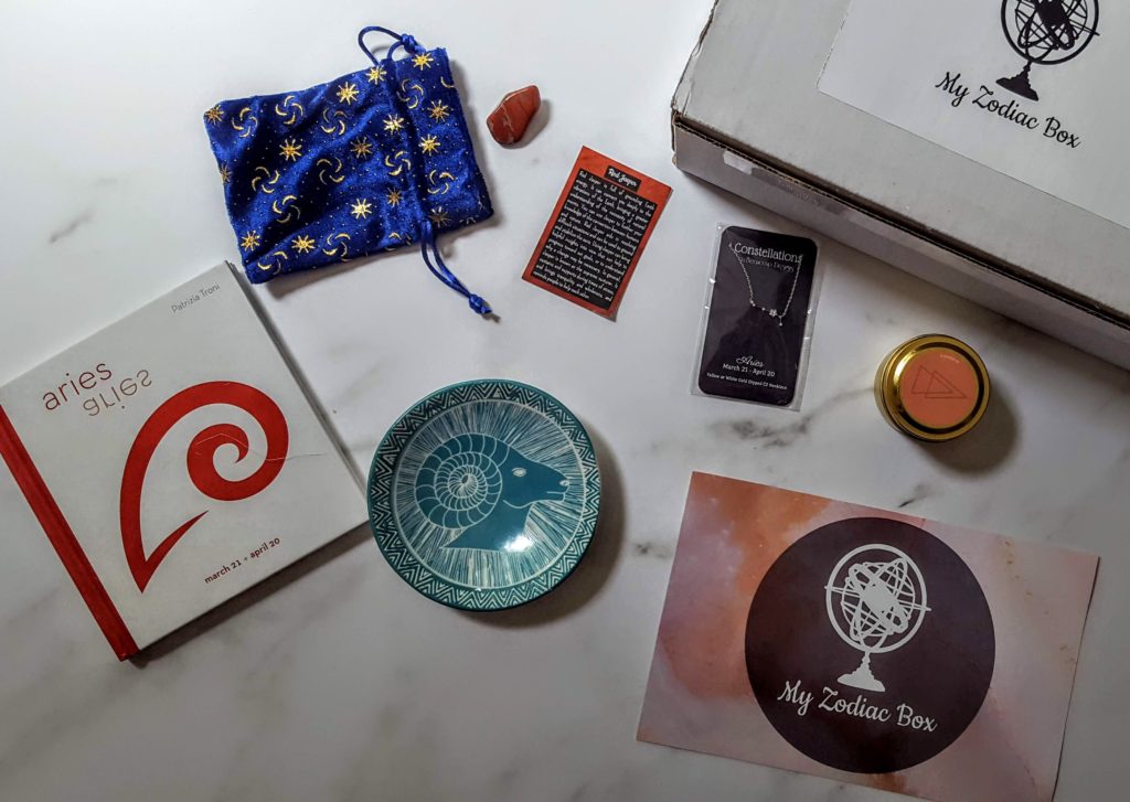 what's in the my zodiac box