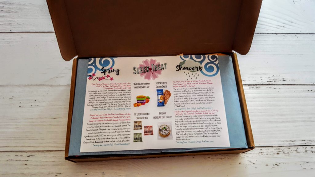 first look sleek treat box