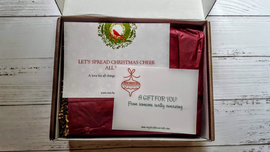 first look my christmas crate