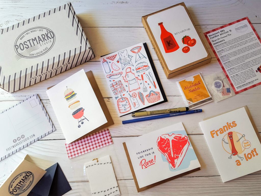 what's in the postmark'd studio box