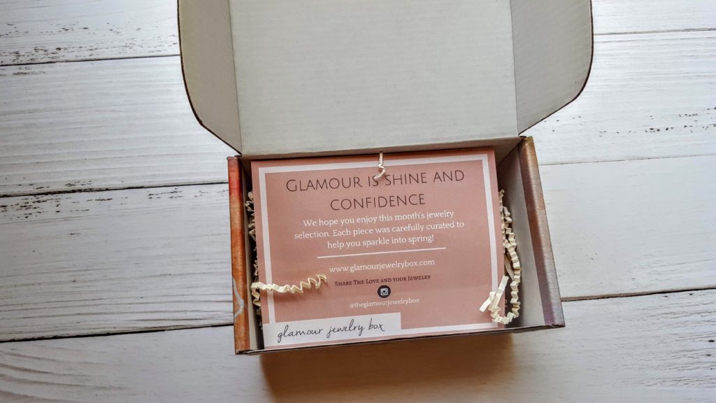 first look in glamour jewelry box