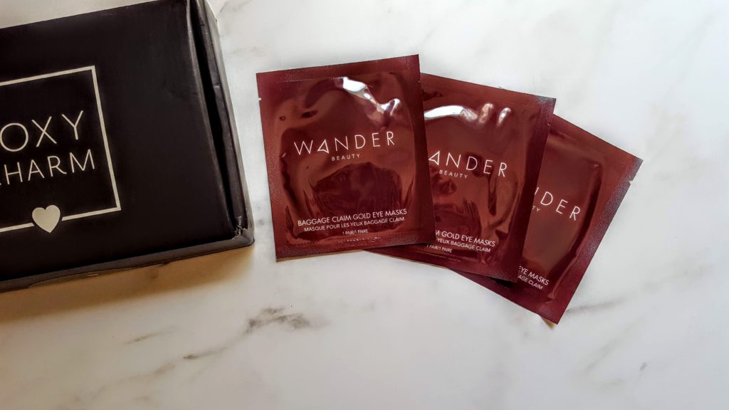 wander gold eye masks