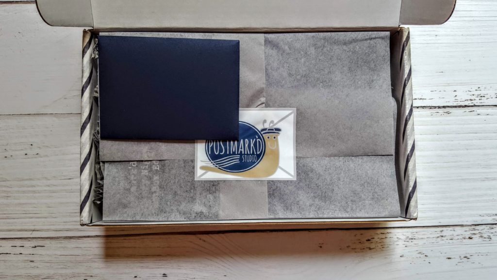 first look in the postmark'd studio box