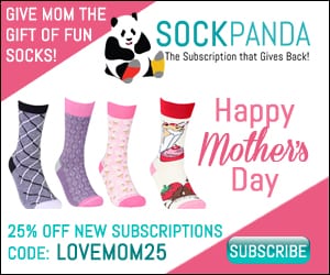 Fun Socks for Mother’s Day… they last longer than flowers!