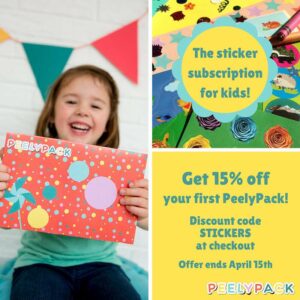 PeelyPack Kids Stickers – Coupon Code