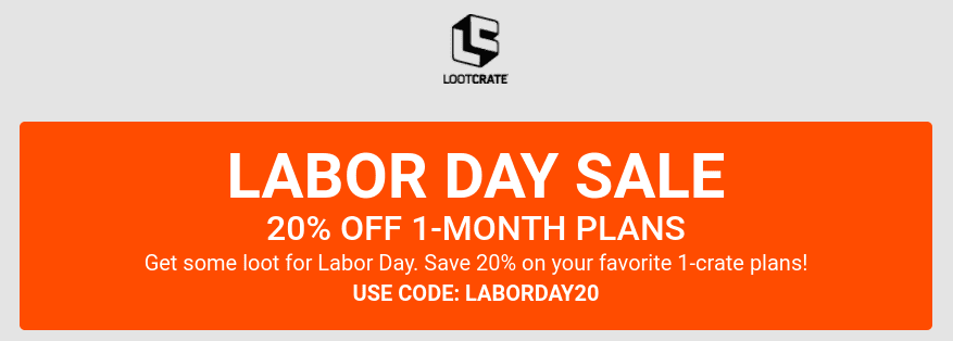 Loot Crate - Use code SAVE10 to save 10% on Loot Crate: loot.cr