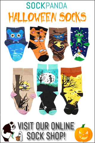 Sock Panda… 20% Off Halloween Sale!