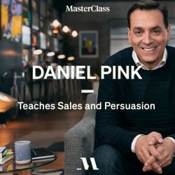 New from Masterclass: Daniel Pink Teaches Sales & Persuasion