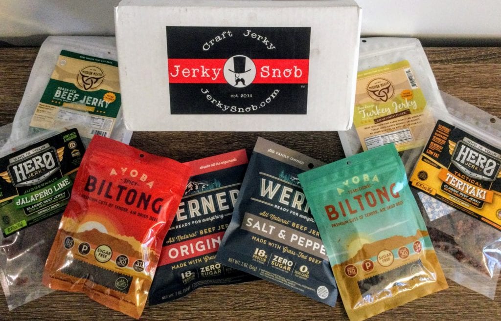 Jerky Snob snack subscription box