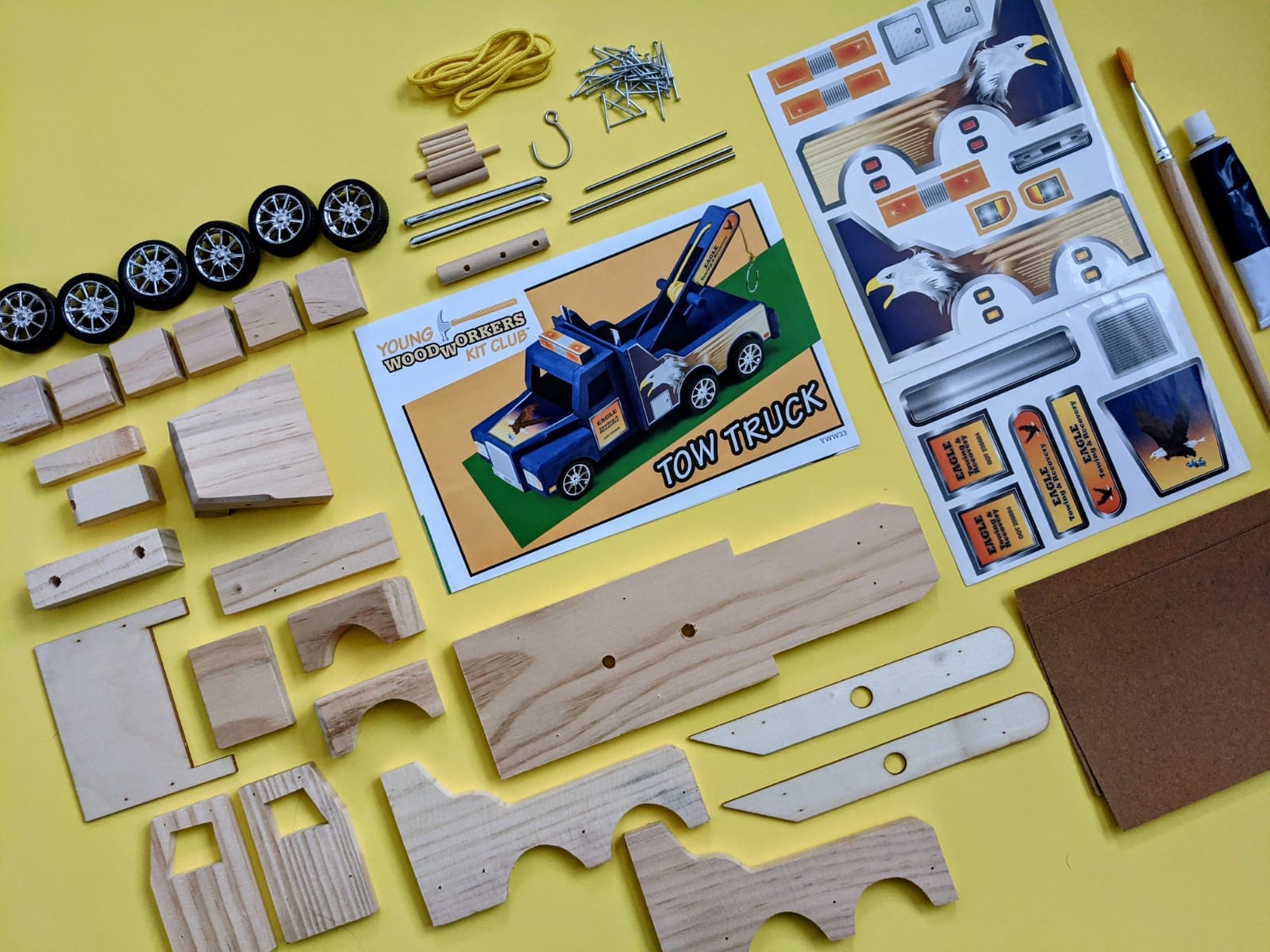 Annie’s Young Woodworkers Kit Club… “Tow Truck” Review & 50% off Coupon!