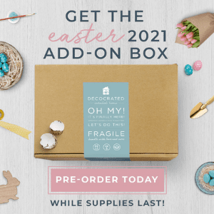 Decocrated Easter 2021 Add-On Box & Coupon Codes!