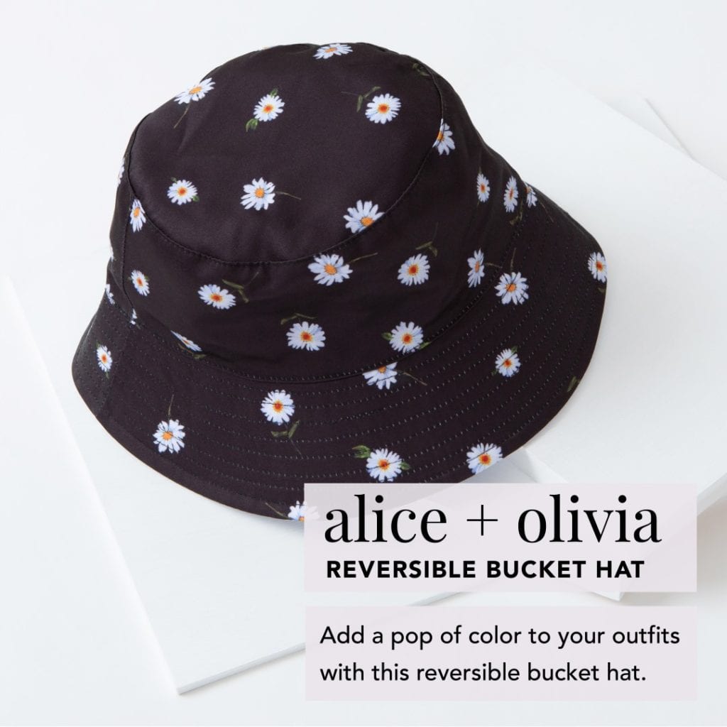 Alice + Olivia Daisy Print Bucket Hat FabFitFun Spoilers