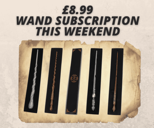 Geek Gear Box Coupon Code: Wand Subscription Only £8.99