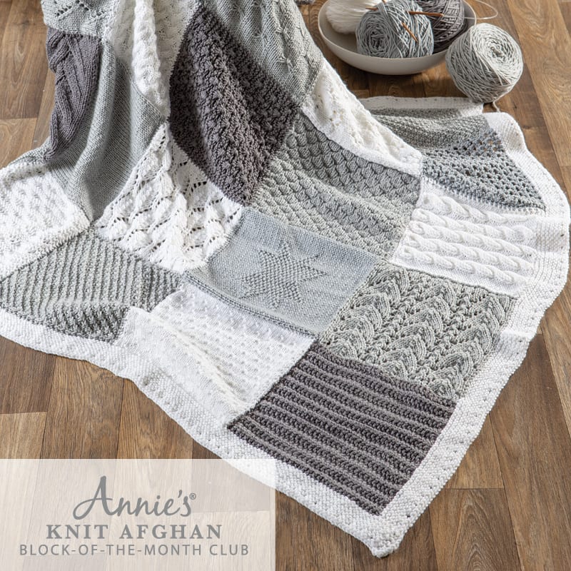 Annie’s Knit Afghan Block-of-the-Month Club