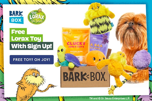BarkBox: FREE Lorax Toy