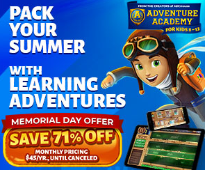 Adventure Academy Annual Sale: $45