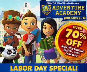 Adventure Academy Labor Day Sale: $45 for 1 Year