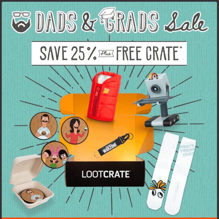 Loot Crate Dads & Grads Sale: 25% OFF + FREE Crate