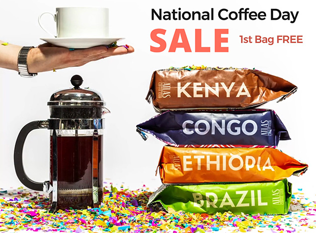 Atlas Coffee Club: FREE Bag of Coffee for National Coffee Day!