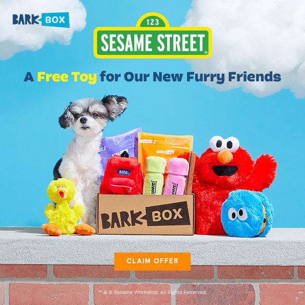 BarkBox: FREE Sesame Street Toy