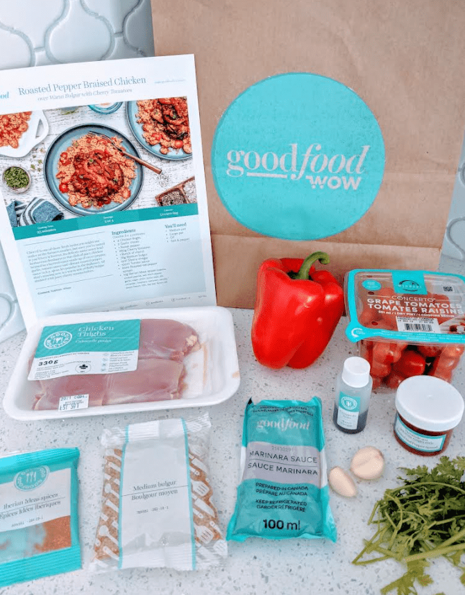 Goodfood Box Canadian Meal Kit