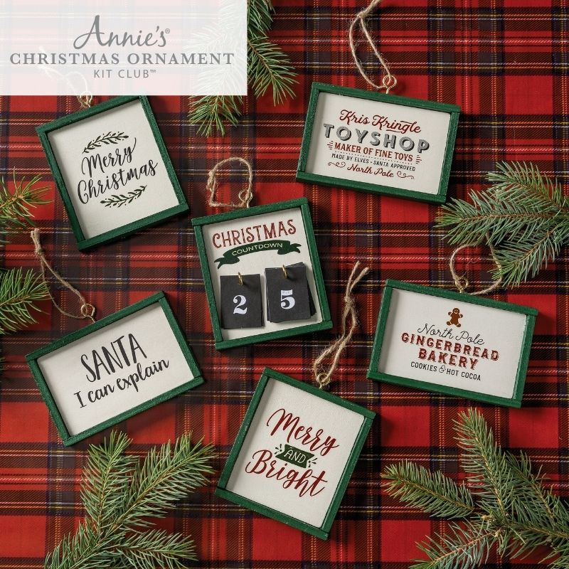 Annie’s Christmas Ornament Kit Club: Save 50% OFF