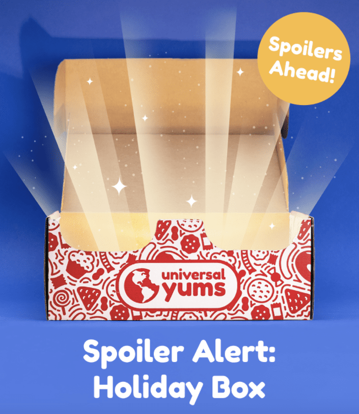 Universal Yums Holiday Box 2021 Spoilers