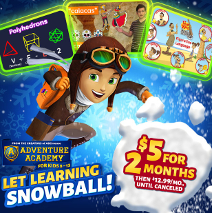 Adventure Academy Holiday Sale: $5 for 2 Months