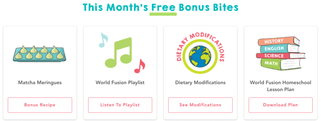 Raddish KRaddish Kids Cooking Club February 2022 Kit World Fusionids Cooking Club February 2022 Kit World Fusion theme