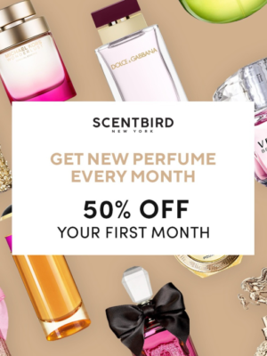 Scentbird monthly perfume and cologne subscription box Canada