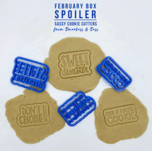 Smartass & Sass February 2022 Box FULL Spoilers sassy cookie cutters