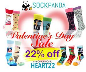 Sock Panda Valentine’s Day Sale: Save 22% OFF