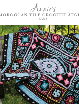 Annie’s Moroccan Tile Crochet Afghan Club