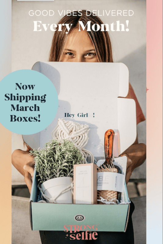 STRONG Selfie March 2022 Box Full Spoilers Tween, Teen, & College Boxes