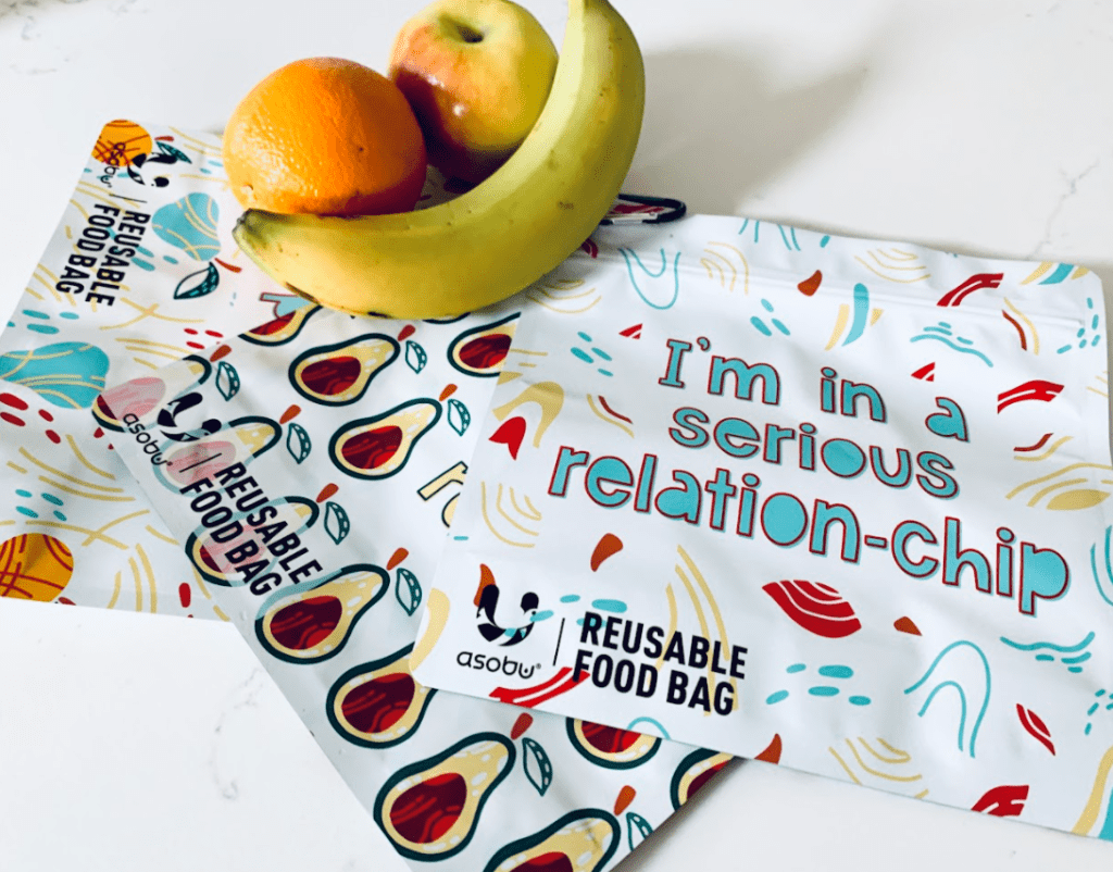 Smartass & Sass January 2022 Box Review Reusable Ziplock Snack Bags