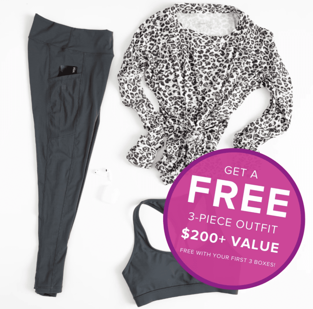 YogaClub Get a FREE 3-Piece Outfit with a 3-Month Subscription